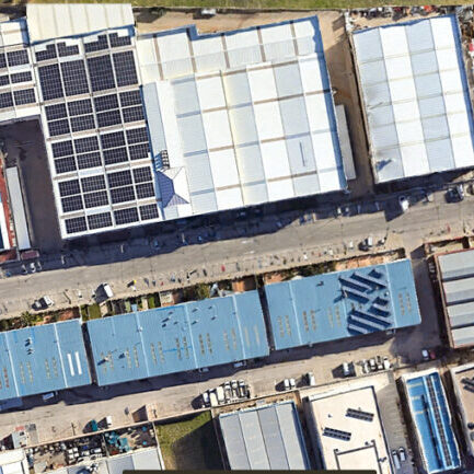 Aérea de la empresa AV Alumitran ubicada en Móstoles, Madrid